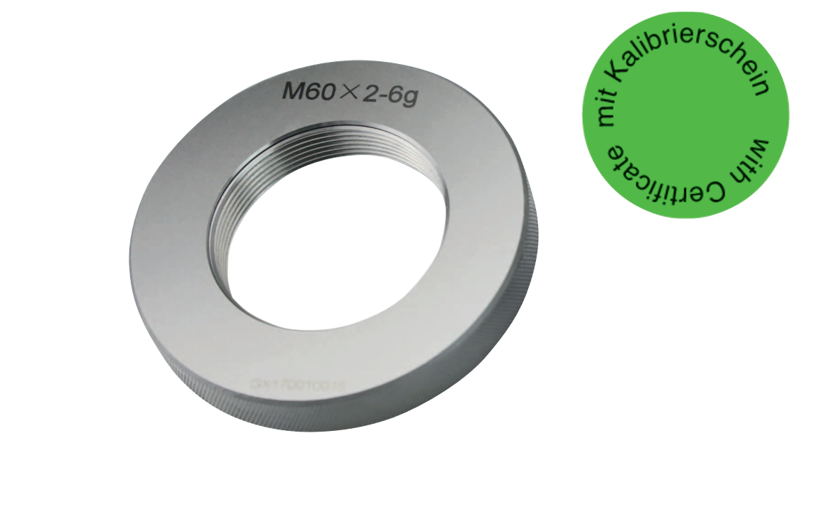 Gewindelehrring Gut oder Ausschuss 6g, M 30 x 3,5 Gewindelehrring Gut oder Ausschuss 6g, M 30 x 3,5